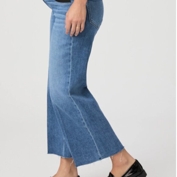 Anessa Maternity Wide Leg Jean in Rock Show Distressed New with Tags - Picture 4 of 4